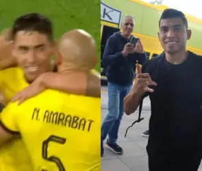 AEK, con Orbelín y Pizarro, vence de manera agónica a Brighton en Europa League