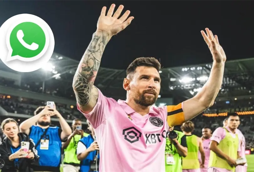 Messi habl&oacute; sobre sus h&aacute;bitos en la aplicaci&oacute;n de mensajer&iacute;a instant&aacute;nea.