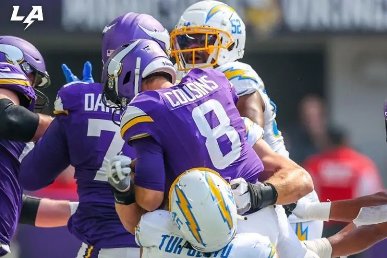 Los Chargers consiguieron su primera victoria del 2023 sobre los Vikings - Instagram @chargers