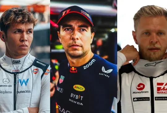 Checo Pérez recibió duras críticas de Alex Albon y Kevin Magnussen por su actuación en el GP de Japón