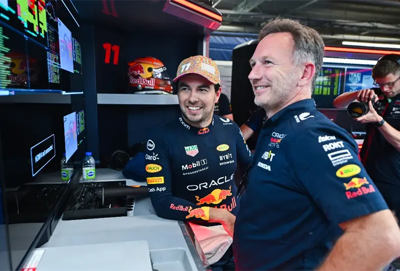 Christian Horner elogió a Checo Pérez luego que Red Bull amarró el título de la F1 Christian Horner elogió a Checo Pérez luego que Red Bull amarró el título de la F1