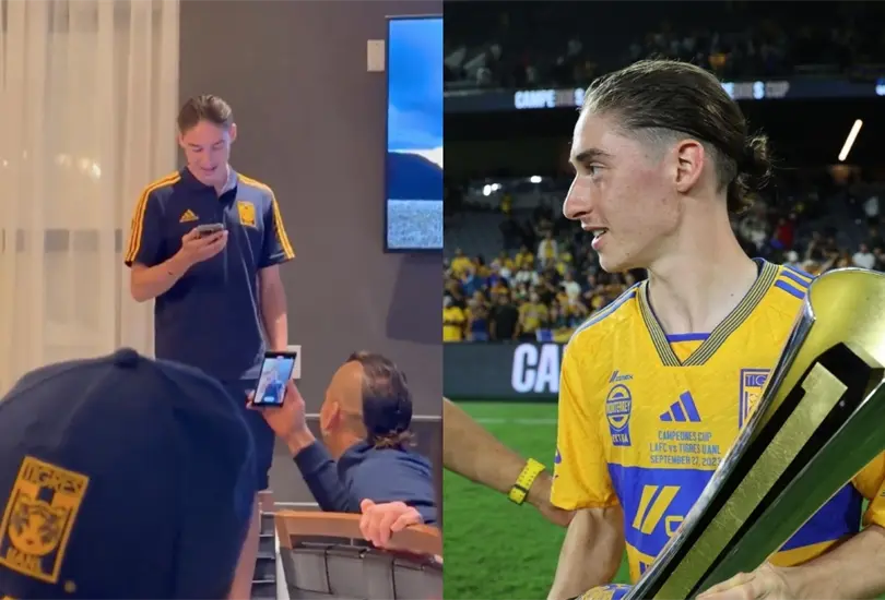 Marcelo Flores sufrió novatada en Tigres. Marcelo Flores sufrió novatada en Tigres.