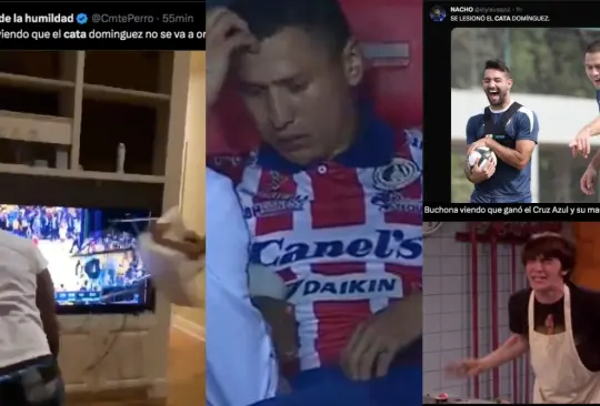 El Cata se llevó los memes tras lesionarse vs Cruz Azul.