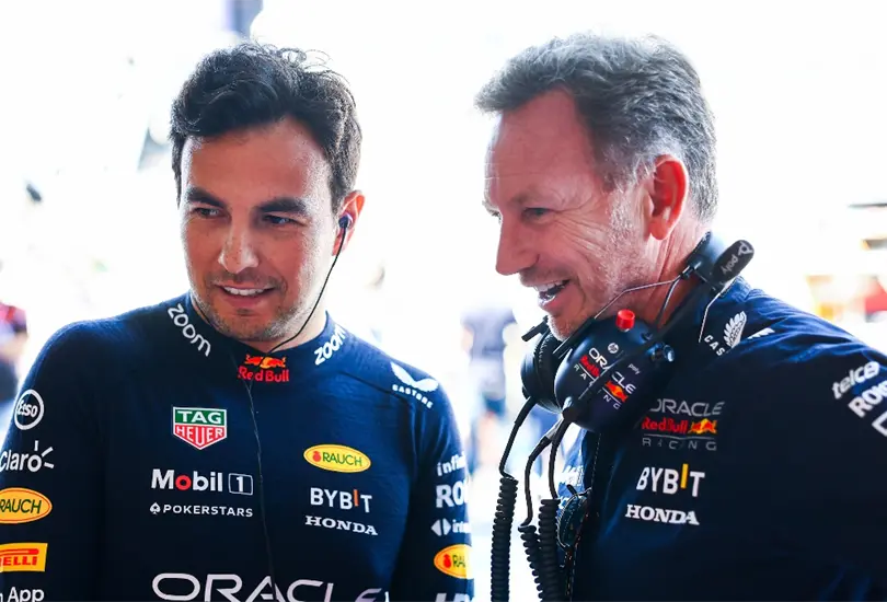 Christian Horner quedó maravillado con el podio que consiguió Checo Pérez en el GP de Italia Christian Horner quedó maravillado con el podio que consiguió Checo Pérez en el GP de Italia