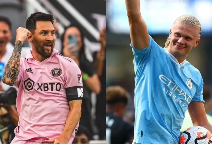 Lionel Messi y Erling Haaland encabezan la primera lista de nominados para el Bal&oacute;n de Oro 2023