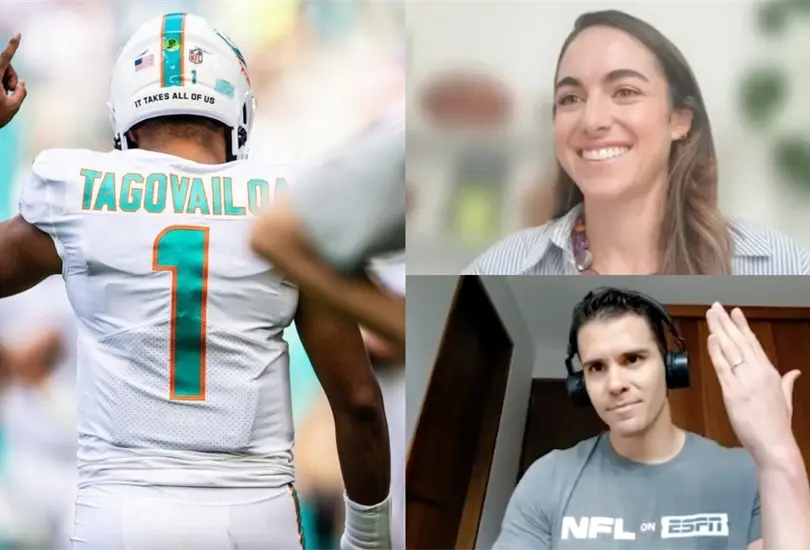 Rebeca Landa y Sergio Dipp creen que Miami Dolphins puede lucir si Tua Tagovailoa no se lesiona.