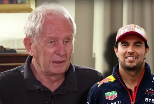 Helmut Marko emitió un comunicado en el que se disculpaba por el comentario racista hacia el piloto mexicano.