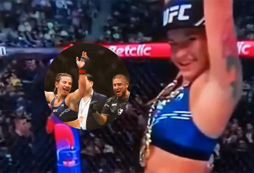 Ailin Pérez celebró con twerk su triunfo en UFC Paris Ailin Pérez celebró con twerk su triunfo en UFC Paris