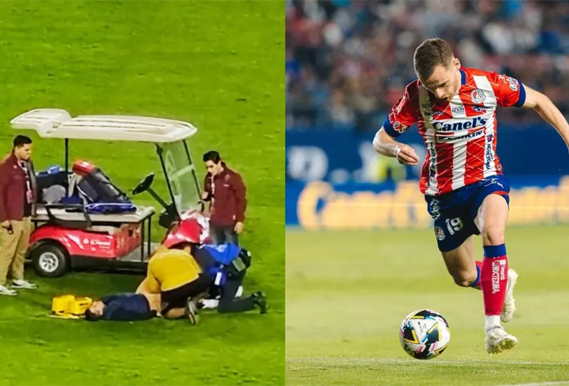 Un aficionado se lesion&oacute; al medio tiempo del Atl&eacute;tico de San Luis vs Santos.