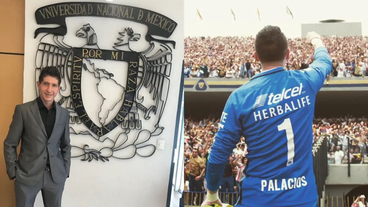 <strong><i>Alejandro Palacios</i></strong> | Además de jugar y salir campeón como guardameta de los Pumas, CU fue su casa académicamente, estudiando en la Facultad de Derecho. En la UNAM consiguió la Licenciatura en Derecho y también la Especialidad en Derecho Empresarial y Derecho Deportivo.