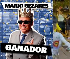 Así celebraron los regios el triunfo de Mario Bezares en LCDLF
