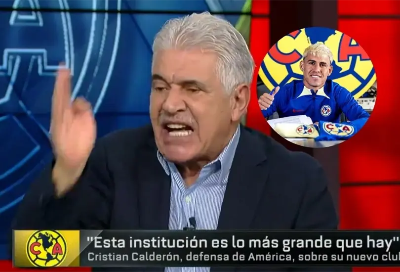 Tuca Ferretti explot&oacute; contra Chicote Calder&oacute;n por el peinado que us&oacute; en su presentaci&oacute;n con Am&eacute;rica