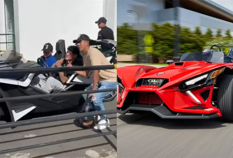 El futbolista sali&oacute; despampanante con su auto de lujo en el que se tom&oacute; fotos con sus seguidores.