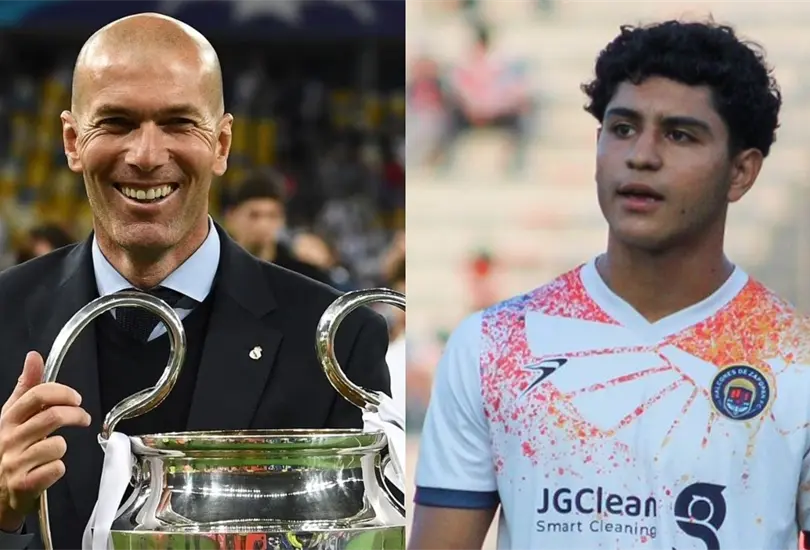 El nombre de Zinedine Zidane es habitual en la Liga MX.