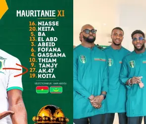 AK-47, el futbolista de Mauritania que llama la atención por su nombre, ¿por qué se llama así?