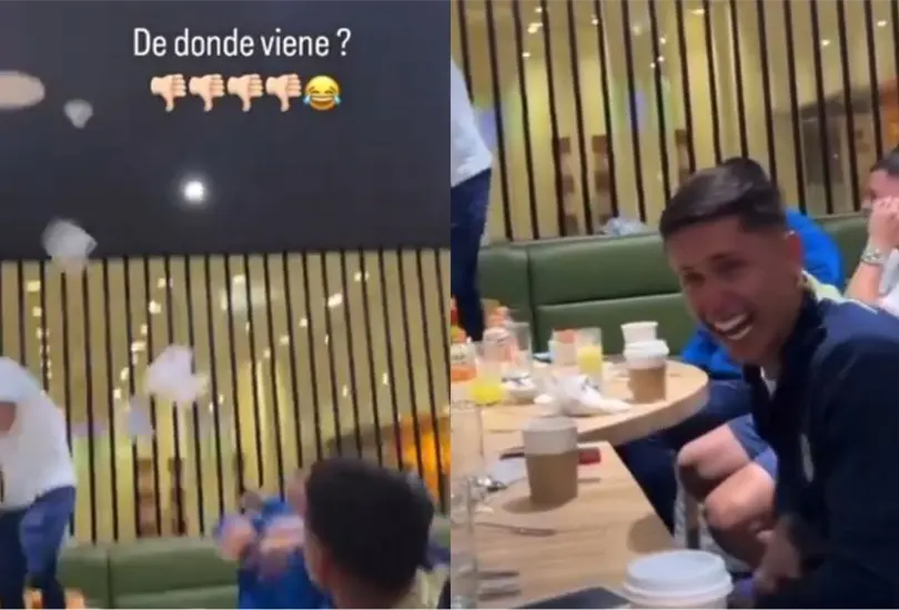 Los elementos de las &Aacute;guilas no dudaron en tirarle a su ac&eacute;rrimo rival cuando presentaron al refuerzo mexicano.