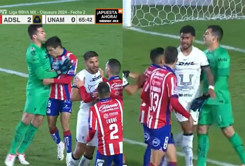 La afición de Pumas celebró una agresión ante la ausencia de una victoria. La afición de Pumas celebró una agresión ante la ausencia de una victoria.