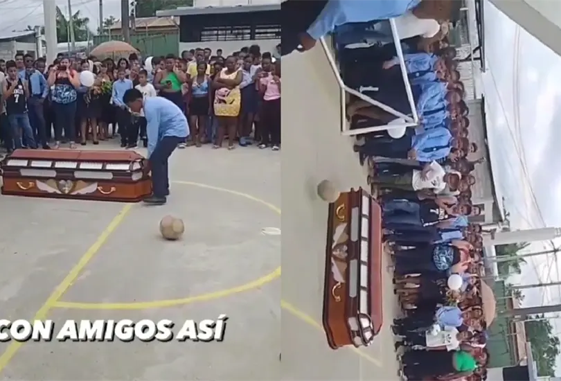 Se suscit&oacute; un inusual funeral que qued&oacute; captado en video.