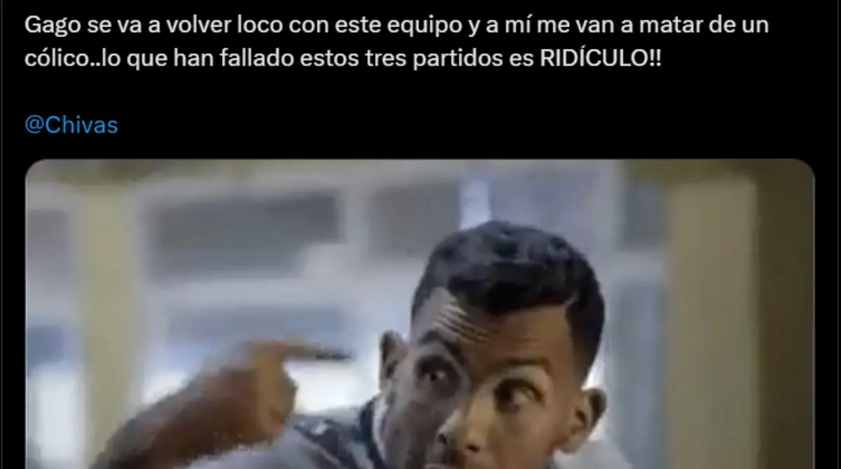 Fernando Gago se lleva los memes tras sufrido empate de Chivas ante Xolos
