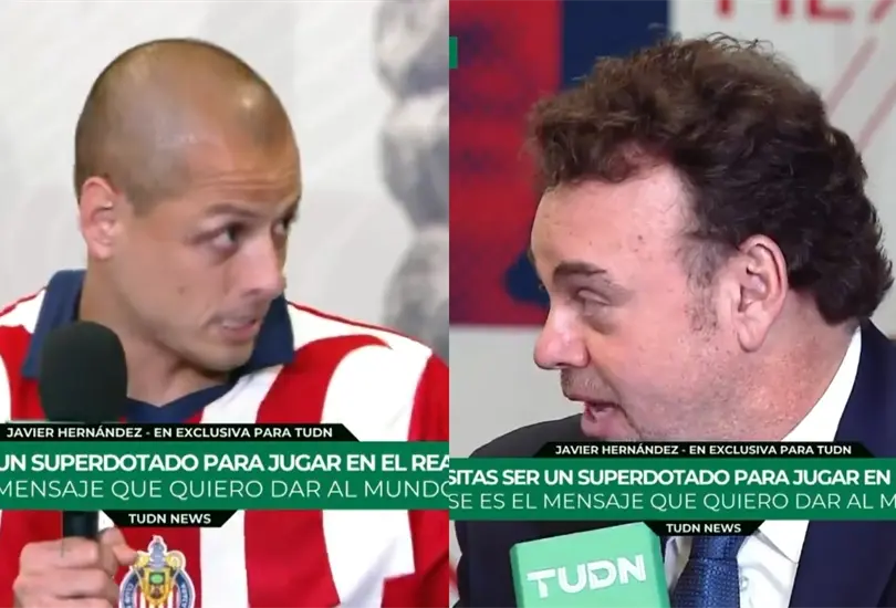 David Faitelson y Chicharito Hern&aacute;ndez protagonizaron una pelea en un programa de TUDN