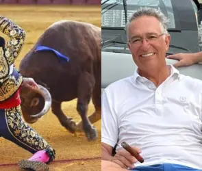 Salinas Pliego se burla de los antitaurinos y estos hacen desmanes fuera de la Plaza de Toros México