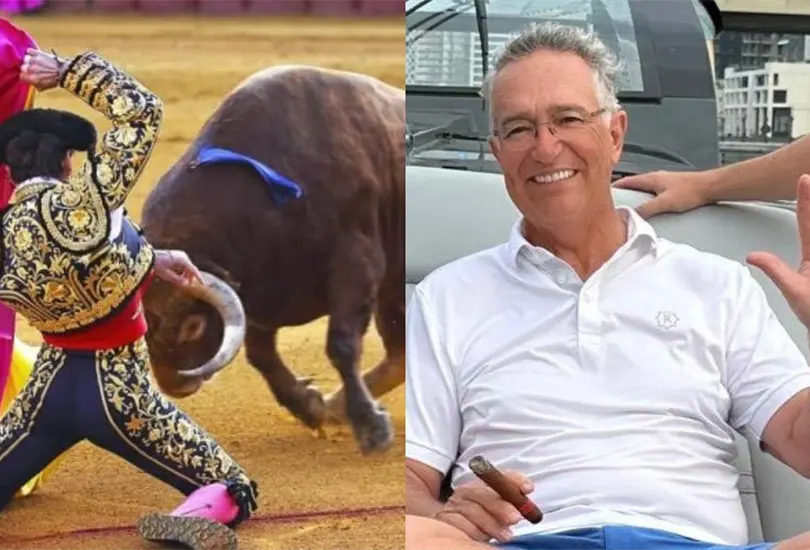 Ricardo Salinas se burl&oacute; de los defensores de la tauromaqu&iacute;a.