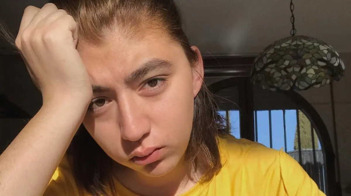 Dani Flow se caracterizaba por tener el cabello largo e incluso de otro color al actual.