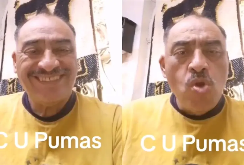 Alberto Ugalde se hizo viral por su porra a Pumas. Alberto Ugalde se hizo viral por su porra a Pumas.