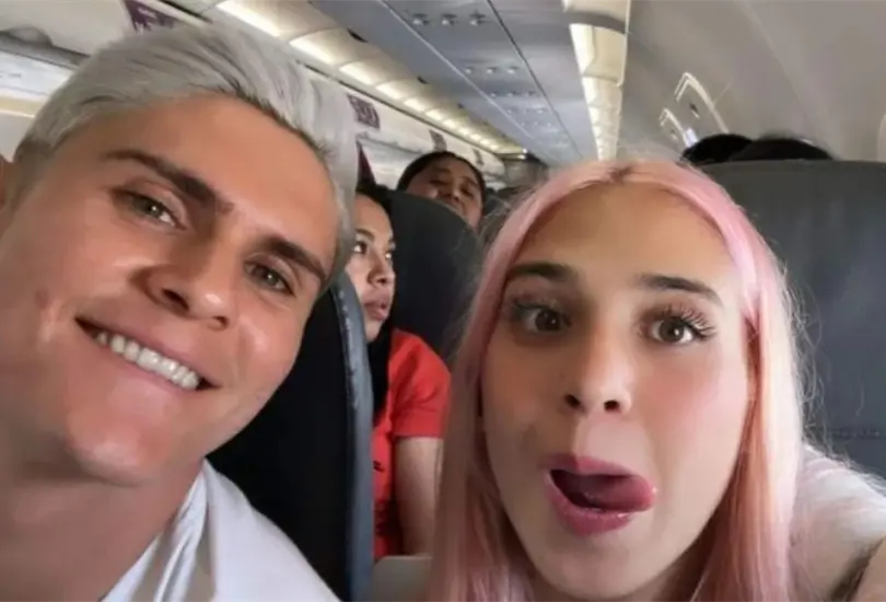 Israel Reyes y Nailea Vidrio fueron una pareja por un tiempo Israel Reyes y Nailea Vidrio fueron una pareja por un tiempo