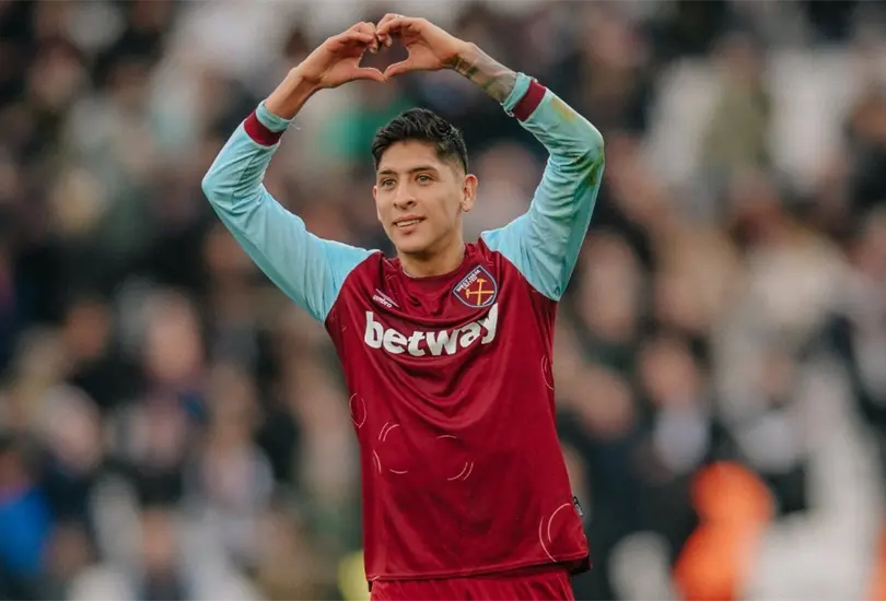 Edson &Aacute;lvarez ha recibido nuevos apodos en el West Ham