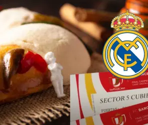 Panadería pone en su Rosca de Reyes boletos para ver al Real Madrid y desata caos