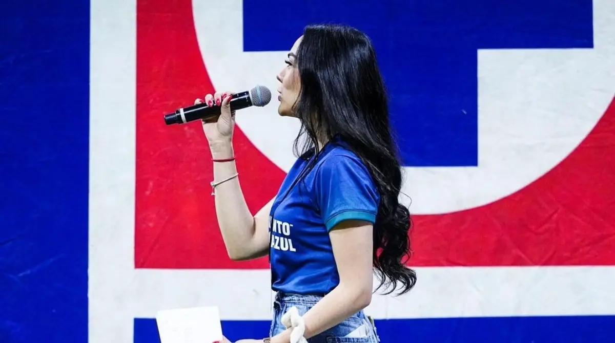 Fue el 16 de enero de 2021 cuando Melissa Rivas tuvo el privilegio de debutar como la voz oficial de Cruz Azul en el Estadio Azteca.