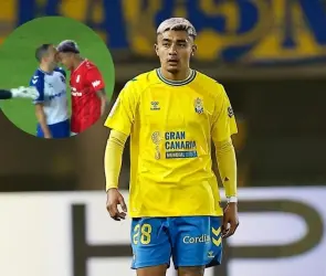 Julián Araujo pierde la cabeza y agrede a rival en derrota de Las Palmas en Copa del Rey