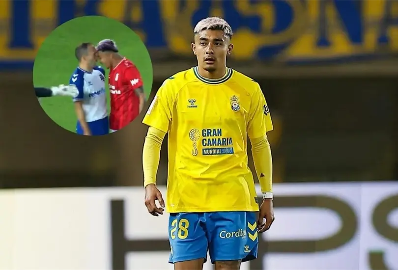 Juli&aacute;n Araujo se volvi&oacute; loco en la derrota de Las Palmas ante Tenerife en Copa del Rey