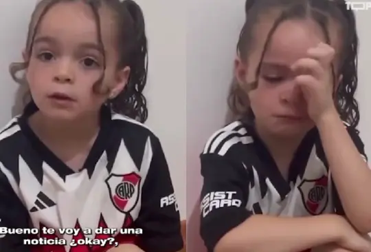 La niña se mostró muy sensible por la partida de su ídolo y su reacción se volvió viral en redes sociales.