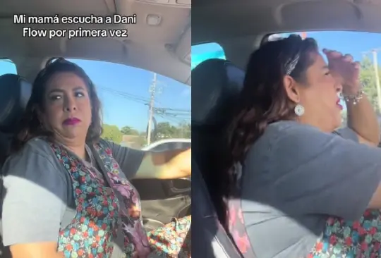 La mamá de la usuaria de TikTok no tardó en sorprenderse.