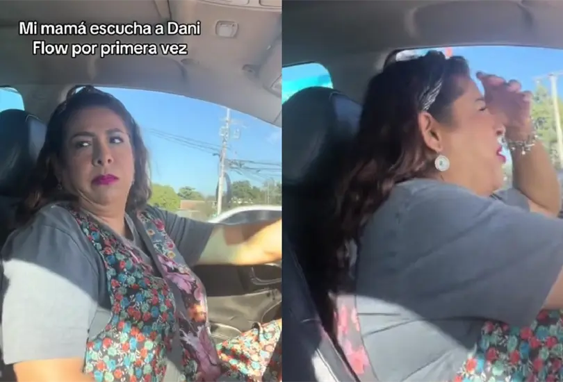 La mamá de la usuaria de TikTok no tardó en sorprenderse. La mamá de la usuaria de TikTok no tardó en sorprenderse.