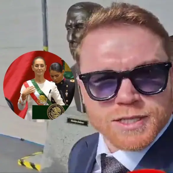 Canelo Álvarez manda mensaje a Claudia Sheinbaum en toma de posesión