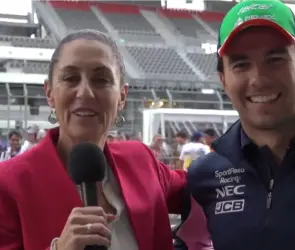 Checo Pérez manda mensaje a Claudia Sheinbaum tras tomar la presidencia