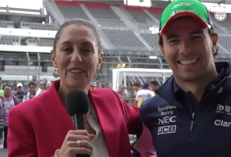 Checo P&eacute;rez le mand&oacute; un mensaje a Claudia Sheinbaum.