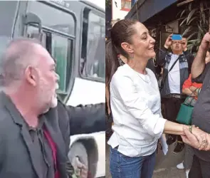 Jesús Ochoa agrede a persona tras toma de posesión de Claudia Sheinbaum