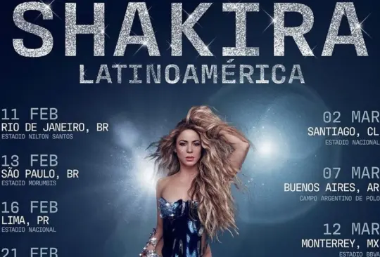 Shakira anunció las fechas de su gira por Latinoamérica