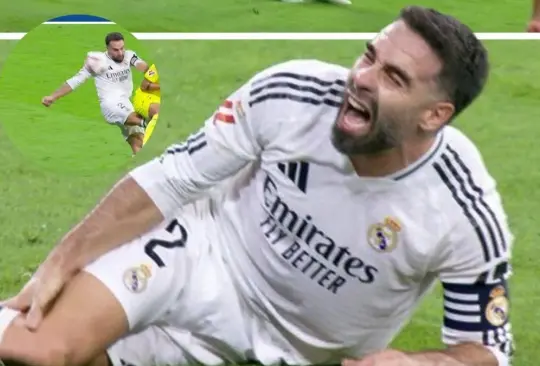 Dani Carvajal sufrió una terrorífica lesión durante el partido entre Real Madrid y Villarreal