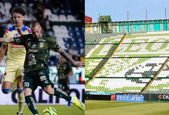 El León limpió su estadio para el partido vs América.