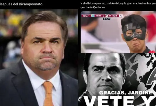 André Jardine se convirtió en víctima de los memes por no levantar al América.