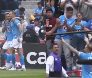 Afición de Cruz Azul mete perro al estadio (VIDEO)