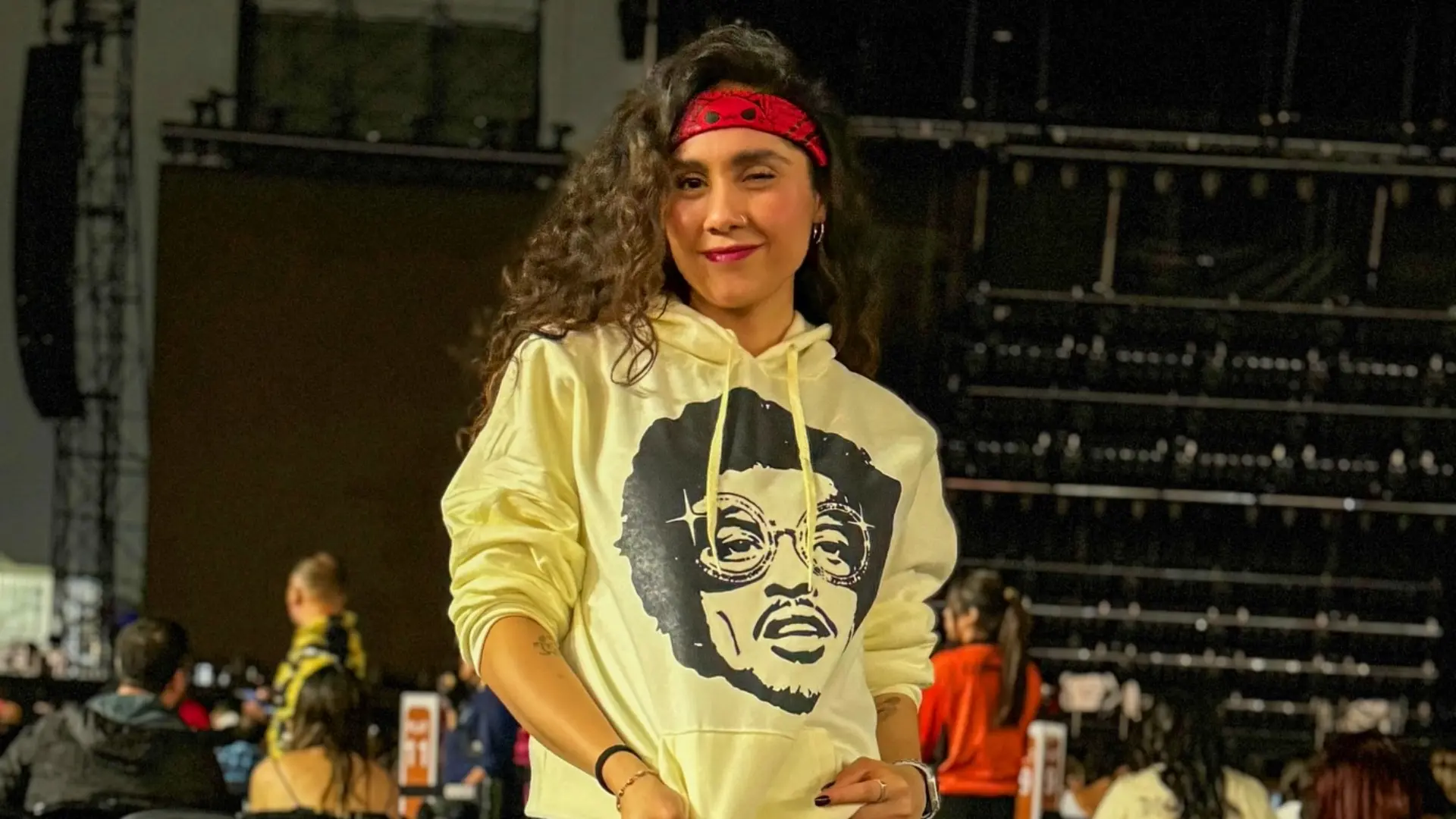 Fernanda también comparte otras actividades como los conciertos a los que va.