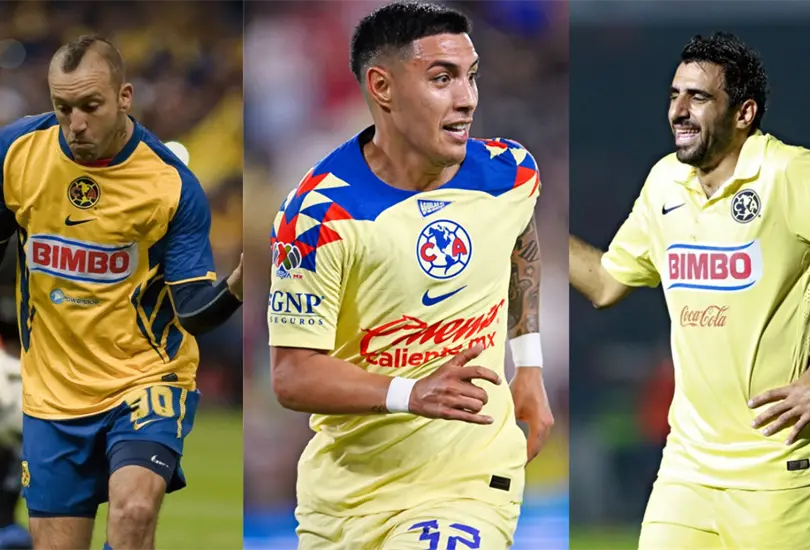 Matías Vuoso, Leonardo Suárez y Cristian Pellerano son algunos de los futbolistas que han vestido la camiseta del América, pero que no han convencido a directivos ni afición por su inestabilidad en el nivel de juego. Matías Vuoso, Leonardo Suárez y Cristian Pellerano son algunos de los futbolistas que han vestido la camiseta del América, pero que no han convencido a directivos ni afición por su inestabilidad en el nivel de juego.