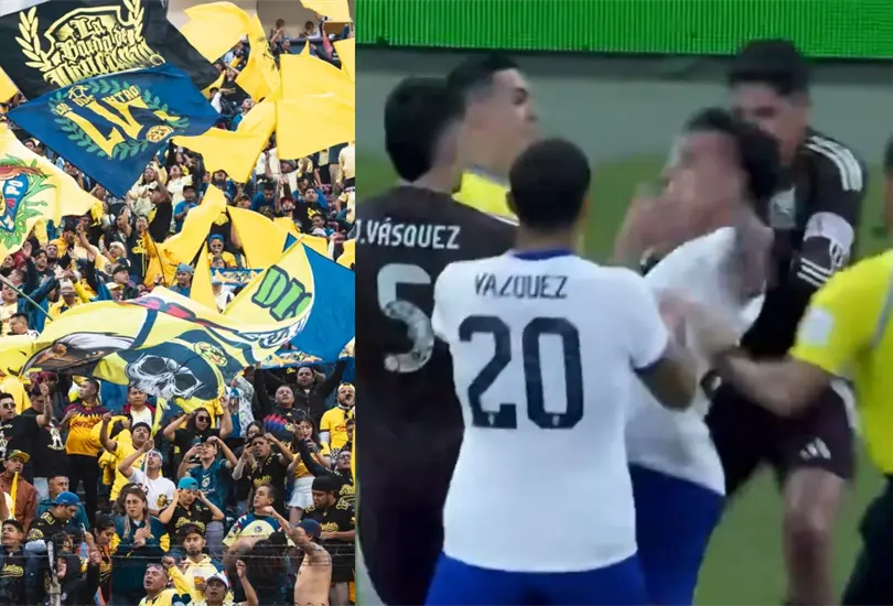 Los aficionados del América explotaron vs Edson Álvarez por su agresión a Zendejas Los aficionados del América explotaron vs Edson Álvarez por su agresión a Zendejas