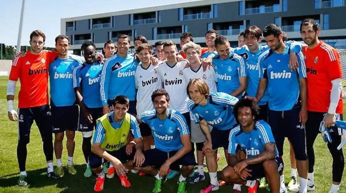 Los tres directioners convivieron con toda la plantilla, ya que se encontraban en el punto más alto de su fama.